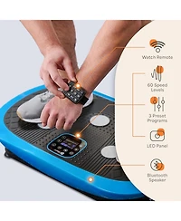 LifePro Rumblex Plus 4D Vibration Plate – Triple Motor Oscillation & 3D/4D Motion for Weight Loss