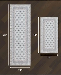 Laura Ashley Imagine Printed Chenille 2-Pc. Runner Rug Set