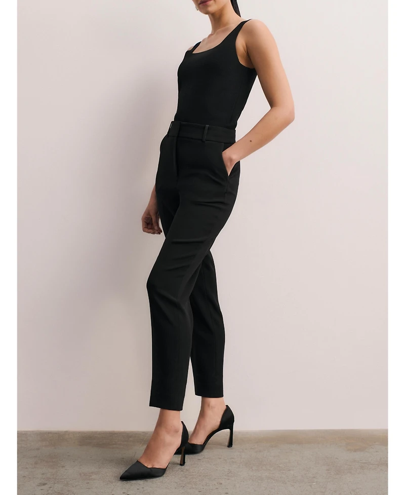 The Fold Women's Tavira Clever Crepe Slim Pants