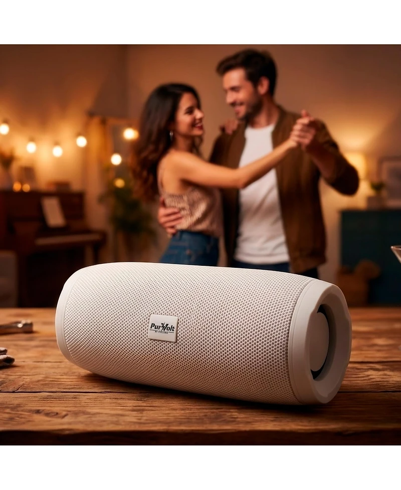 Pursonic Peak Wireless Speaker and Pursonic Waterproof Wireless Speaker Bundle - 360degree(s) Hi-Res Sound Anywhere, Anytime