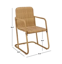 Augusta Home Drew Outdoor Dining Chair (Set of 2)