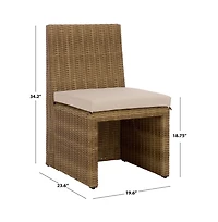 Emma Outdoor Dining Chair (Set of 2)