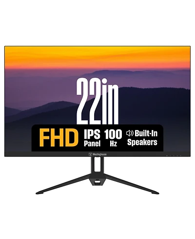 Westinghouse 22" Full Hd Ips Monitor, 100Hz, 1ms, Hdr, Adaptive Sync, Built-in Speakers, Hdmi & Vga
