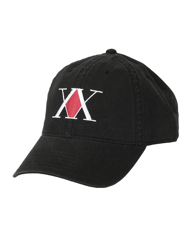 Hunter X Hunter Men's Embroidered Logo Black Unstructured Baseball Cap.