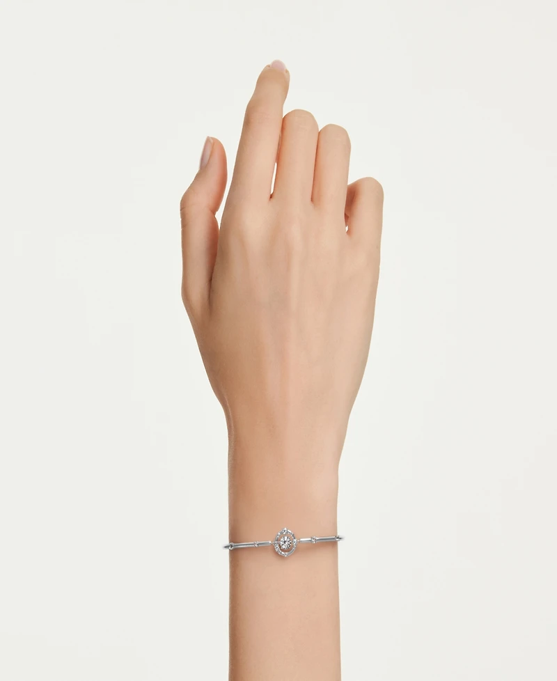 Swarovski Rhodium-Plated Stars Inspired Link Bracelet
