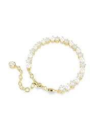 Swarovski Gold-Tone Plated Tennis Bracelet