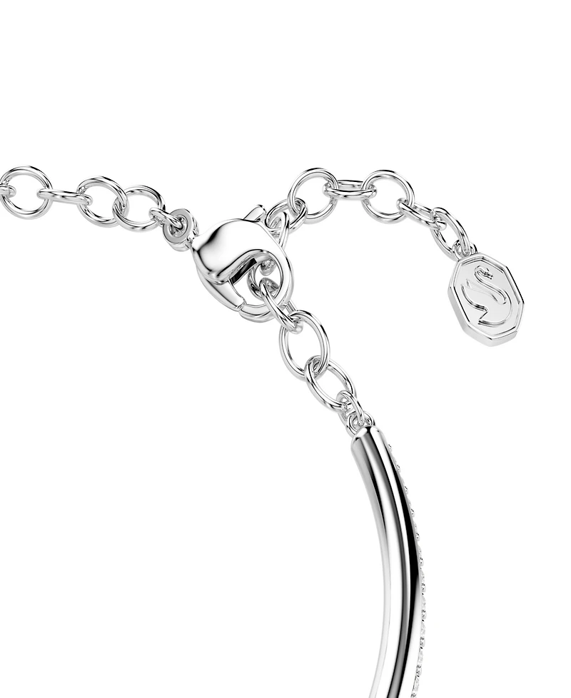 Swarovski Rhodium-Plated Dextera Bangle Bracelet