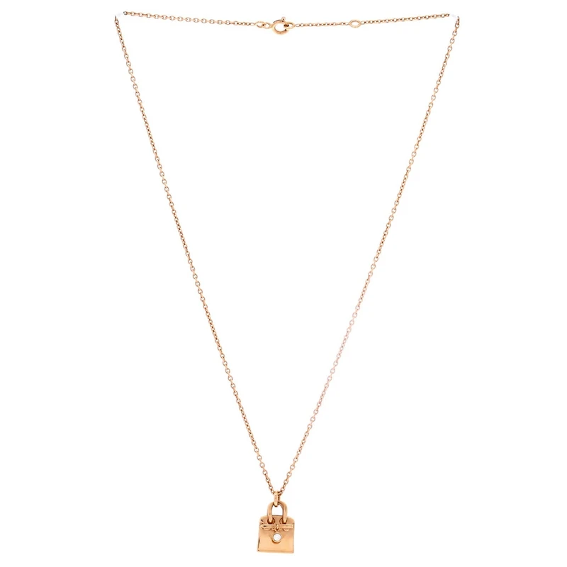 Pre-Owned HERMES Birkin Amulette Pendant Necklace