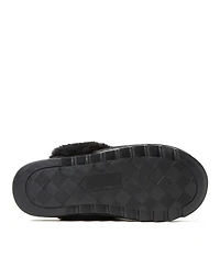 Dearfoams Women's Helena Genuine Suede Scuff House Shoe Slipper