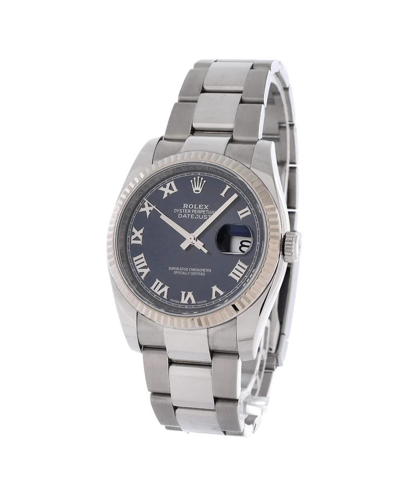 Pre-Owned Rolex Oyster Perpetual Datejust Automatic Watch in Stainless Steel and Gold 36mm