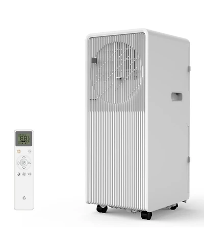 Xo 8,000 Btu Portable 3-in-1 Ac with Sleep Mode, Dimmed Display, 24-Hour Timer and Window Kit for Bedroom Up to 350 Sq. Ft