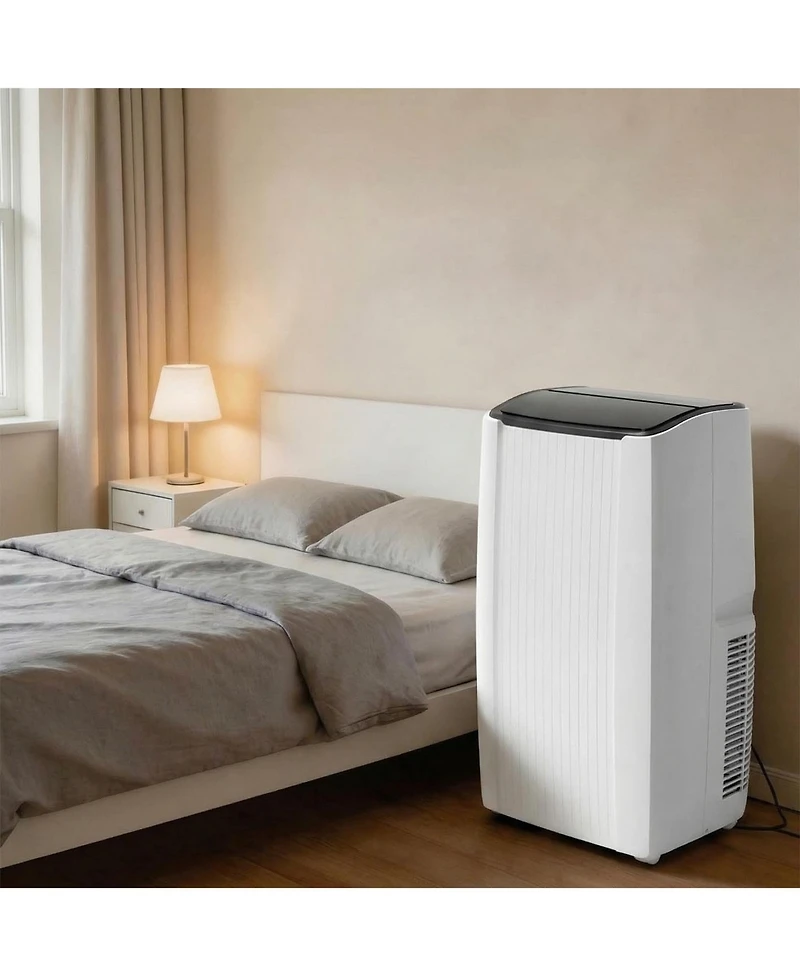 Xo 12,000 Btu Portable Ac, 5-in-1 Cooling, Dehumidifier, Fan, Auto and Sleep, Remote, Led Display for 550 Sq. Ft
