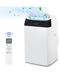 Xo 14,000 Btu 3-in-1 Portable Ac for Rooms Up to 750 Sq. Ft., Ultra-Quiet Energy Saving Dehumidifier and Fan, Remote