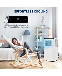 Xo 8,000 Btu Portable 4-in-1 Ac with Remote, Led Display