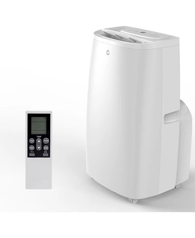 Xo 14,000 Btu Portable Ac, 3-in-1 Cooling, Fan and Dehumidifier, Sleep Mode, Led Display, Remote, Handles and Wheels