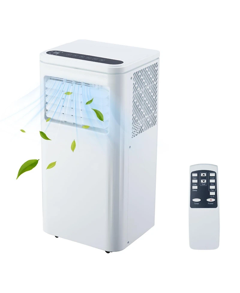 Xo 10000 Btu Portable Air Conditioner, 4-in-1 Ac Unit with Remote, Quiet Cooling for Rooms up to 450 Sq.Ft