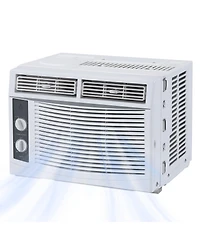 Xo 5000 Btu Window Ac Unit, Mechanical Control Air Conditioner, Cools 150 Sq. Ft, Low Noise, Easy Install Kit