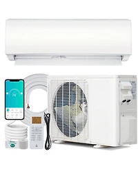 Xo 9000 Btu Mini Split Ac and Heat Pump, 20 SEER2 Inverter, WiFi and Alexa, Cools 450 Sq. Ft, 230V, Install Kit