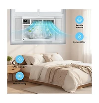 Xo 8000 Btu Window Air Conditioner, Fast Cooling to 350 Sq.Ft.,WiFi and Remote