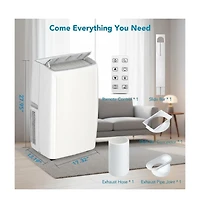 Xo 3-In-1 Portable Air Conditioners, Cooling Up to 750 Sq. Ft, 14000 Btu