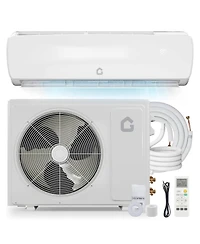 Xo 18000 Btu Mini Split Air Conditioner and Heat Cool Up to 1250 Sq.Ft, 19 SEER2 208-230V Ductless Air Conditioner
