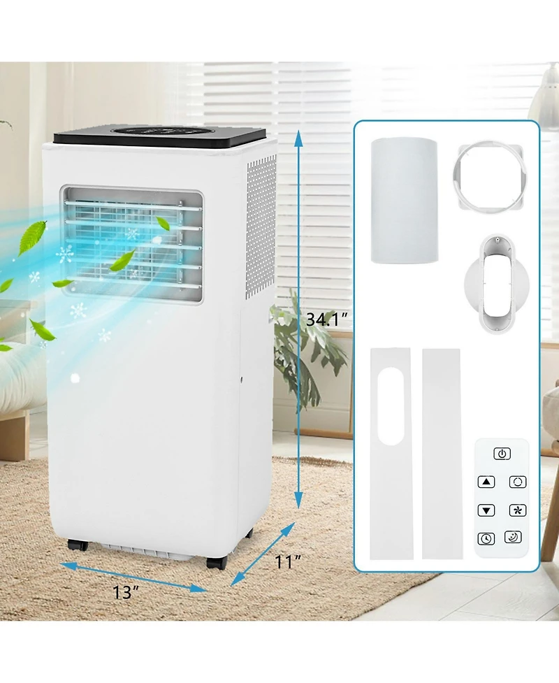 Xo 8,000 Btu Portable Air Conditioners Ac Unit with Remote Control, Cools Up to 350 Sq. ft.