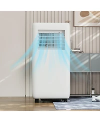 Xo 10,000 Btu Portable Air Conditioner with Remote Control, Quiet Operation, for Rooms up to 450 sq.ft.