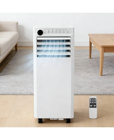 Xo 3-in-1 8000 Btu Portable Air Conditioner with Cooling, Dehumidifier and Fan Modes for Rooms to 350 Sq. Ft.