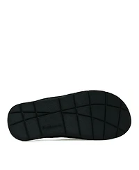 Dearfoams Women's Mickey Terry Adjustable Shower Slide House Slipper