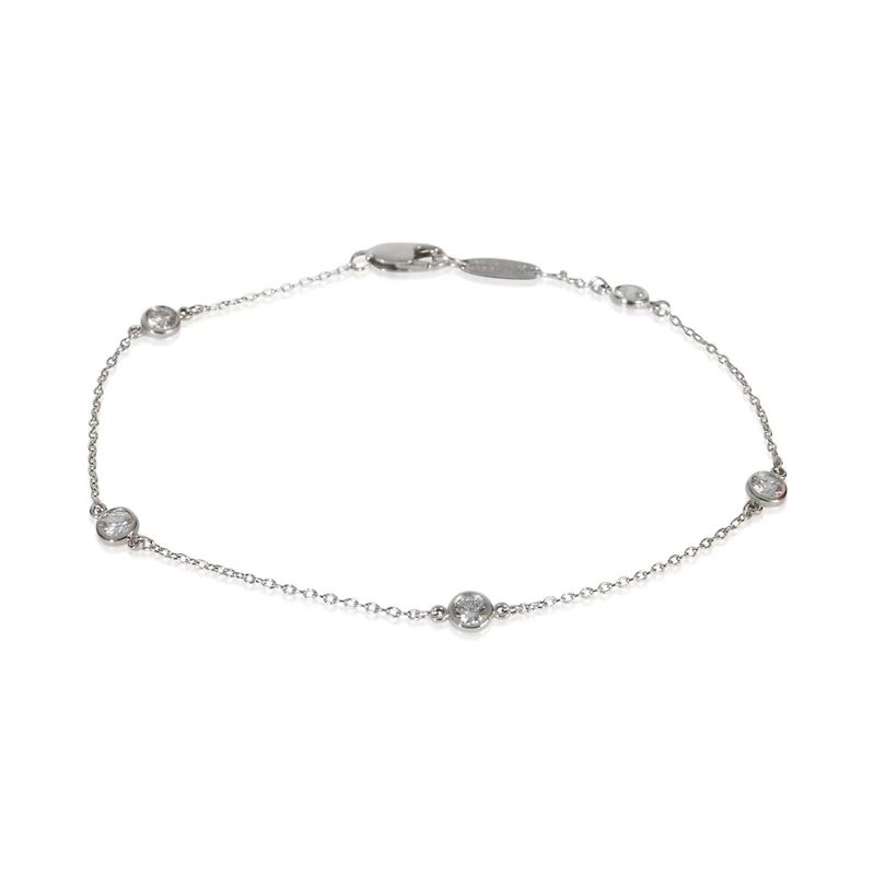 Pre-Owned Tiffany & Co Platinum Diamond Elsa Peretti Diamond By The Yard Bracelet