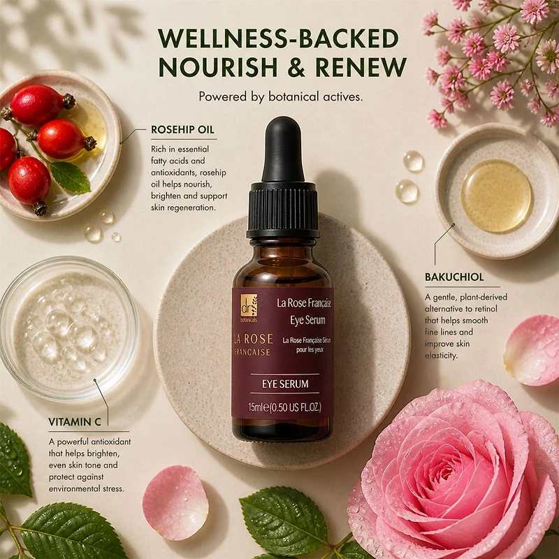 Dr. Botanicals La Rose Francaise Eye Serum 15milliliter
