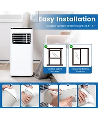 Ecooso 8000 Btu(Ashrae) Portable Air Conditioner with Remote Control