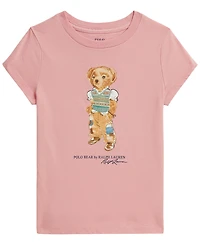 Polo Ralph Lauren Girls' 2T-6X Bear Short-Sleeve T-Shirt
