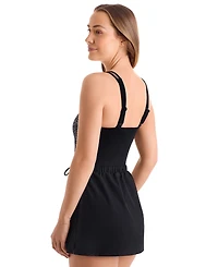 ShapeSolver Women's Sport Skirted Runaround One-Piece Swimsuit