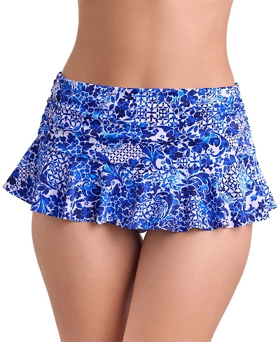 ShapeSolver Women's Halo Printed Swim Skirt