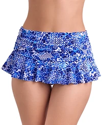ShapeSolver Women's Halo Printed Swim Skirt