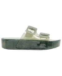 Dolce Vita Women's Julio X Jelly Double-Band Jelly Footbed Platform Sandals