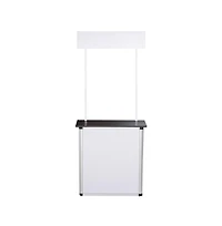 Yescom Road Show Promotional Display Counter Stand Table Kiosk Trade Supermarket Pop Up Booth