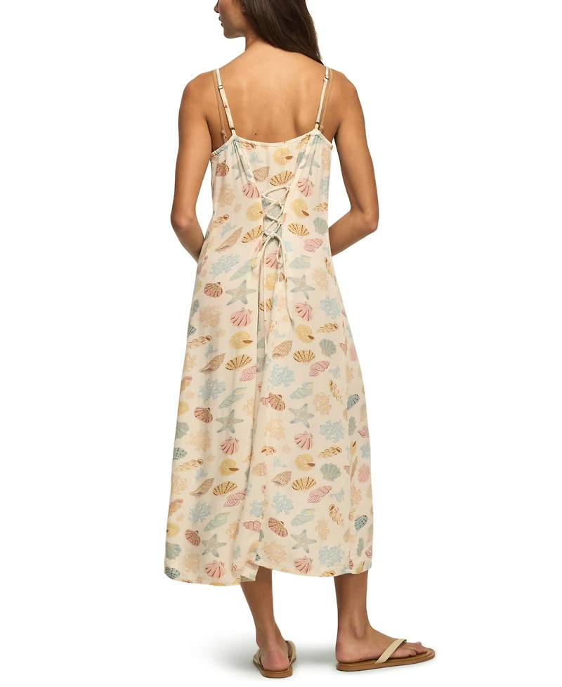 Lucky Brand Women's Simone Conversational Printed Slip Dress