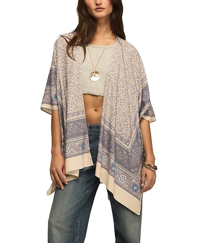 Lucky Brand Women's Printed Pull-On Kimono