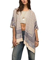 Lucky Brand Women's Printed Pull-On Kimono