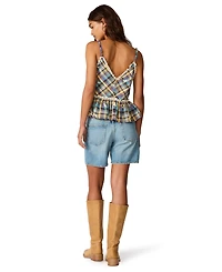 Steve Madden Women's Bryna Sleeveless Embroidered Top
