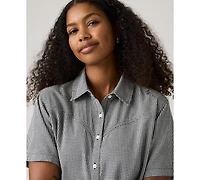 Levi's Women's Cielle Short-Sleeve Collared Mini Dress