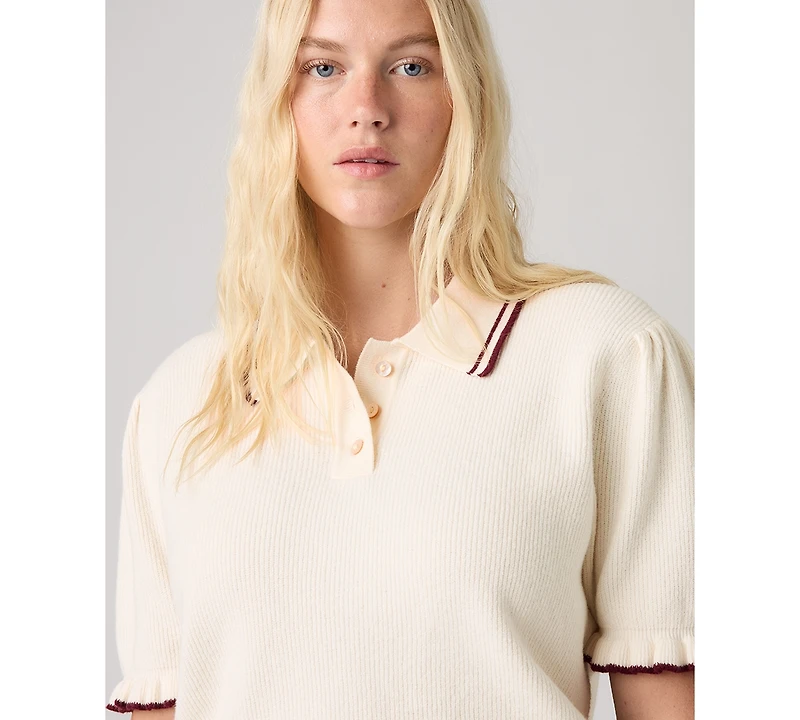 Levi's Women's Short-Sleeve Pull-On Polo Shirt