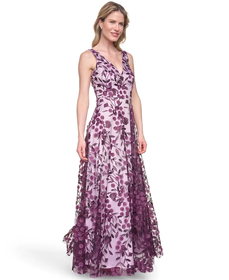 Eliza J Women's Sleeveless V-Neck Ball Gown