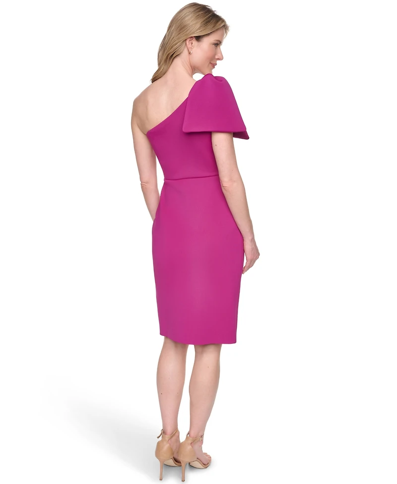 Eliza J Women's One-Shoulder Shoulder Drape Dress