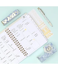 Gnuadz 2026-2027 Academic Year Planner- July to June Softcover, Dividers, Pocket, Stickers, Notes Pages