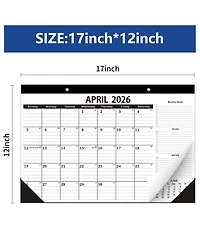 Gnuadz Desk Calendar 2026-2027 18 Months To-Do List