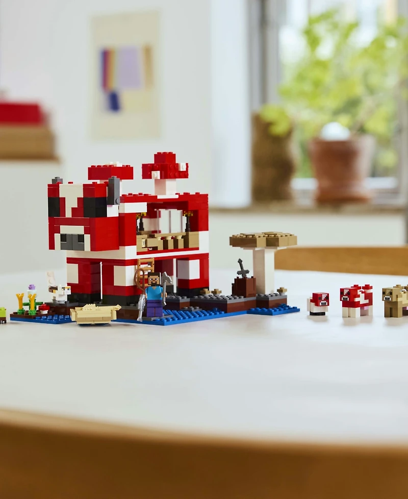 Lego Minecraft The Mooshroom House Toy Figures Building Set 21270