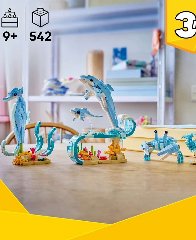 Lego Creator Sea Animals Beautiful Dolphins Toy 31385